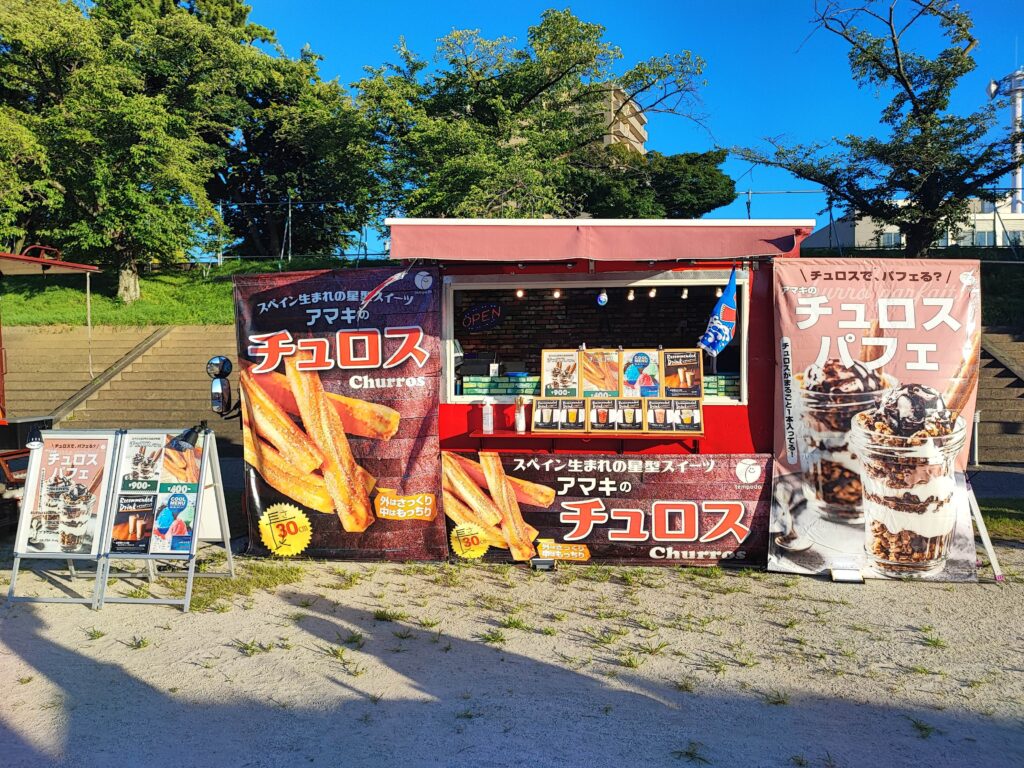 実際のイベント出店風景